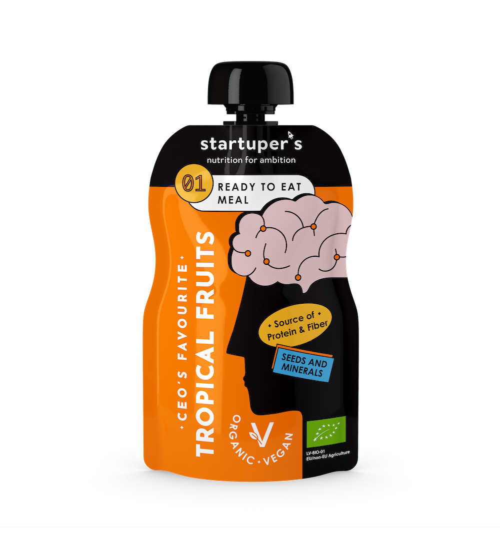 Startuper's Smoothies su skaidulomis, baltymais, mineralais 200gr